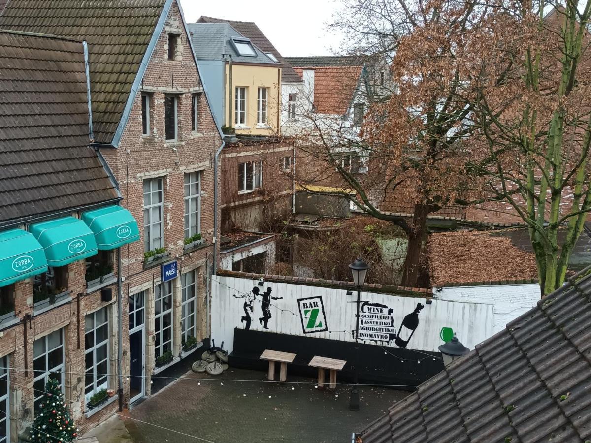 Al In Den Aap Gelogeerd? Apartment Mechelen Bagian luar foto